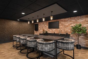 Speakeasy style lounge